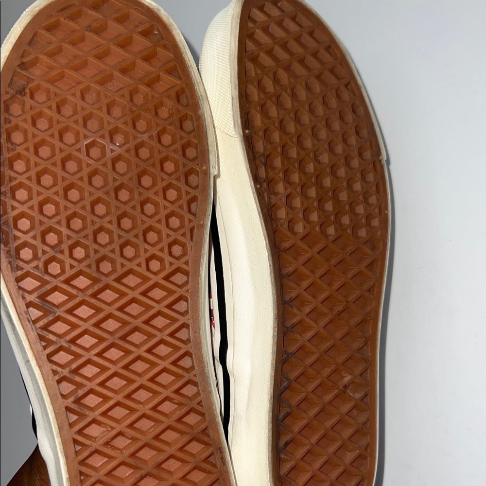 Vans Cream Floral Sneakers Women's size 6 - Picture 12 of 12